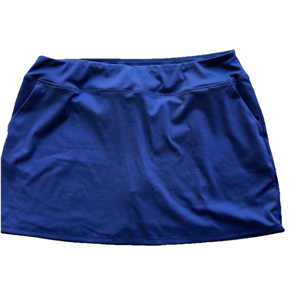 Tommy Bahama Women's Active Golf Navy Blue Upf 50 Golf Skort Skirt XL Tennis